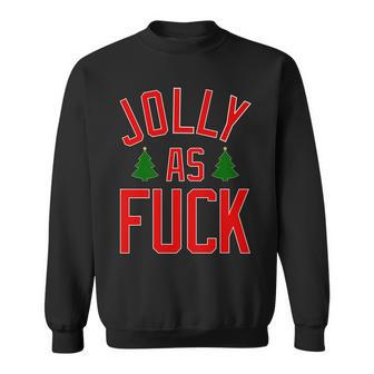 Jolly Af Funny Christmas Tshirt Sweatshirt - Monsterry UK