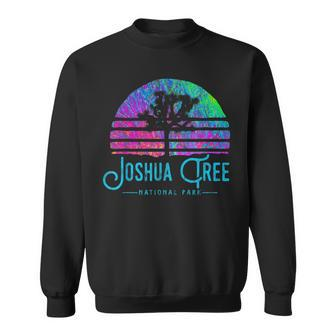 Joshua Tree National Park Psychedelic Festival Vibe Graphic Sweatshirt - Seseable