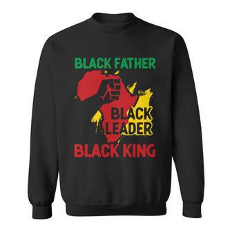 Juneteenth Day Black Father Black History Gift For Dad Fathers Day Sweatshirt - Monsterry AU