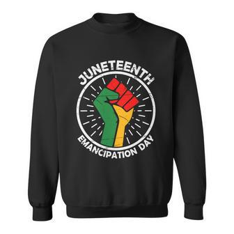 Juneteenth Emancipation Day Black African America Pride Gift Sweatshirt - Monsterry CA