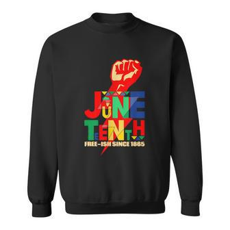 Juneteenth Freeish 1865 African American Pride Sweatshirt - Monsterry