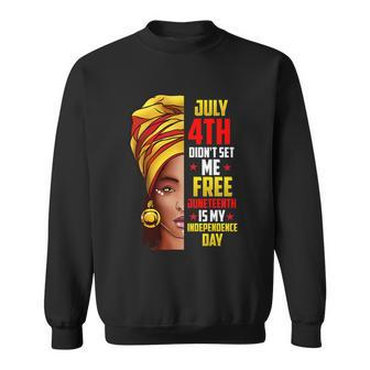 Juneteenth Shirt Women Juneteenth Shirts African American Graphic Design Printed Casual Daily Basic V2 Sweatshirt - Thegiftio UK