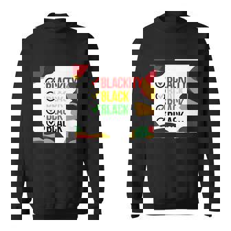 Juneteenth Women Blackity Black Pride Black History Afro Independence Day Sweatshirt - Thegiftio UK