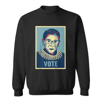 Jusice Ruth Bader Ginsburg Rbg Vote Voting Election Sweatshirt - Monsterry CA