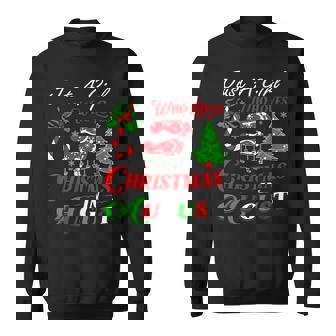 Just A Girl Who Loves Christmas In August Summer Vacation Sweatshirt - Thegiftio