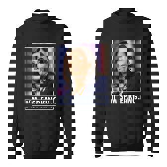 Kamala Harris Im Speaking Vice President Debate Quote Graphic Design Printed Casual Daily Basic Sweatshirt - Thegiftio