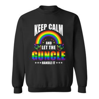 Keep Calm And Let The Guncle Handle It Guncle Sweatshirt | Mazezy