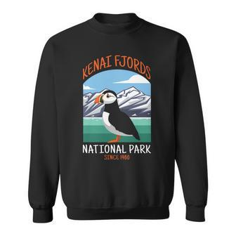 Kenai Fjords National Park Us Puffin Bird Alaska Sweatshirt - Seseable