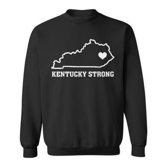 Kentucky Strong Home State Map V2 Sweatshirt - Thegiftio UK