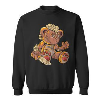 Killer Teddy Bear Lazy Halloween Costume Scary Monster Men Women Sweatshirt Graphic Print Unisex - Thegiftio UK