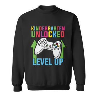 Kindergarten Unlocked Level Up Game Back To School Sweatshirt - Thegiftio UK