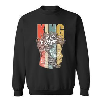 King African American Black Father Sweatshirt - Monsterry