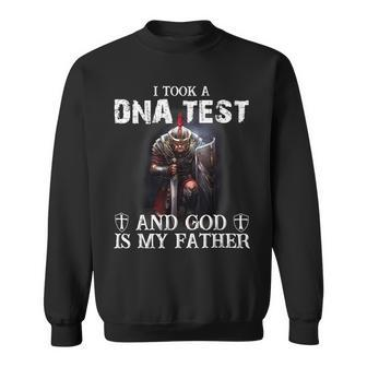 Knight Templar T Shirt - I Took A Dna Test And God Is My Father - Knight Templar Store Sweatshirt - Seseable