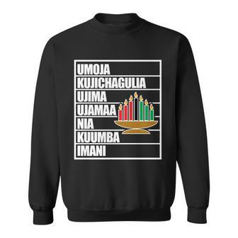 Kwanzaa Holiday Principles Kinara Candles Sweatshirt - Monsterry AU