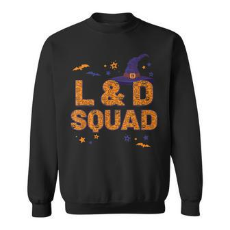 L&D Squad Witch Hat Labor And Delivery Nurse Crew Halloween Sweatshirt - Seseable