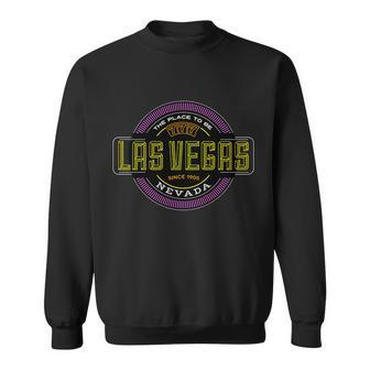 Las Vegas Retro Neon Logo Sweatshirt - Monsterry UK