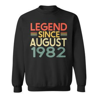 Legend Since August 1982 Awesome Since August 1982 Sweatshirt - Thegiftio UK