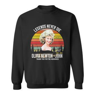 Legends Never Die Olivia Newton John Thank You For The Memories Sweatshirt - Thegiftio UK