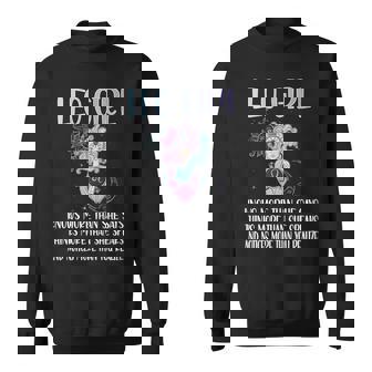 Leo Zodiac Sign Girl Leo Horoscope Astrology July August Sweatshirt - Thegiftio