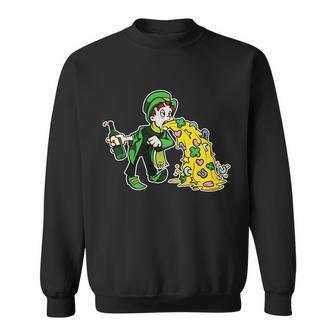 Leprechaun Puking St Patricks Day Drinking Sweatshirt - Thegiftio UK