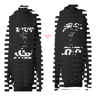 Lets Get Jolly Graphic Design Printed Casual Daily Basic Sweatshirt - Thegiftio