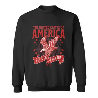 Let’S Go Brandon Usa America Trump 2024 Desantis Sweatshirt - Monsterry UK
