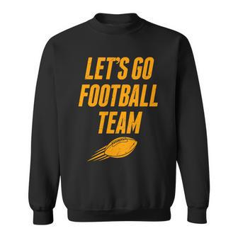 Lets Go Football Team Washington Football Fan Sweatshirt - Monsterry CA