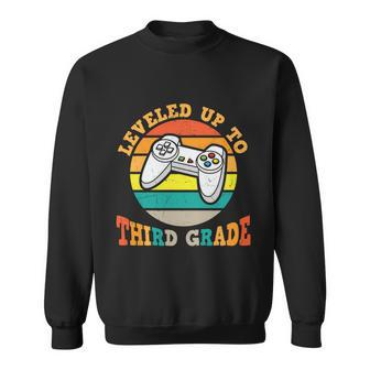 Leveled Up To 3Rd Grade Back To School First Day Of School Sweatshirt - Monsterry AU