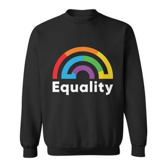 Lgbt Equality Rainbow Pride Month Sweatshirt - Monsterry UK