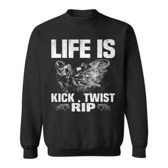 Life Is Kick Sweatshirt - Seseable