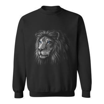 Lion Apparel Hand Drawing Game Day Vintage Detroit Sweatshirt - Monsterry DE