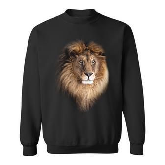 Lion Head Graphic Sweatshirt - Monsterry AU