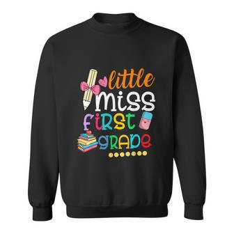 Little Miss First Grade Back To School V2 Sweatshirt - Thegiftio UK