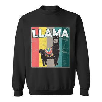Llama Retro V2 Sweatshirt - Monsterry UK