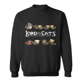 Lord Of The Cats The Furrllowship Of The Ring Sweatshirt - Monsterry CA
