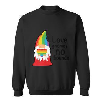 Love Gnomes No Bounds Pride Month Lgbt Sweatshirt - Monsterry UK