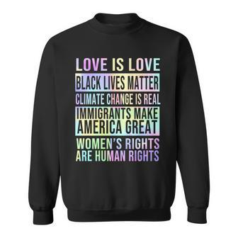 Love Is Love Black Lives Matter Sweatshirt - Monsterry UK