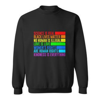 Love Is Love Lgbt Pride Black Lives Matter Graphic Design Printed Casual Daily Basic Sweatshirt - Thegiftio UK