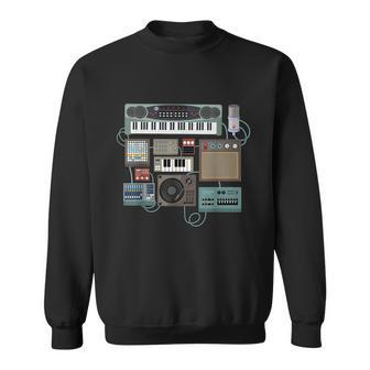 Love Synthesizer Love Drum Machine Design Idea Graphic Design Printed Casual Daily Basic Sweatshirt - Thegiftio UK