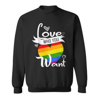 Love Who You Want V2 Sweatshirt - Monsterry UK