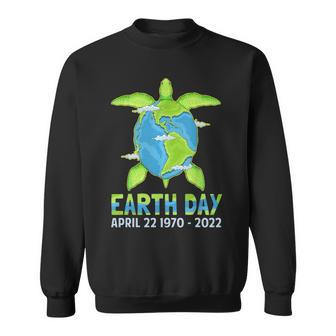 Love World Earth Day Sea Turtle Planet Environment Sweatshirt - Thegiftio UK