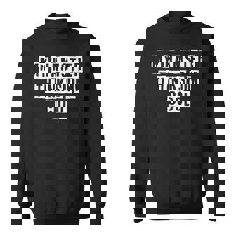 Lovely Funny Cool Sarcastic My Hamster Thinks Im Cool Sweatshirt - Thegiftio