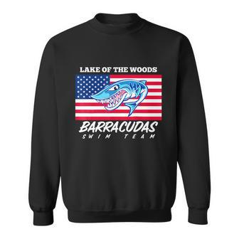 Low Barracudas Swim Team Patriotic Sweatshirt - Monsterry DE