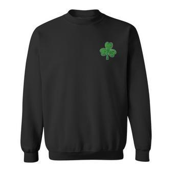 Lucky Shamrock St Patricks Day Graphic Design Printed Casual Daily Basic Sweatshirt - Thegiftio UK