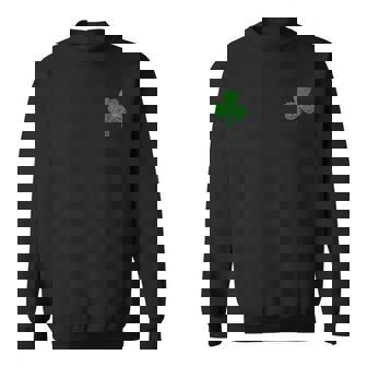 Lucky Shamrock St Patricks Day Graphic Design Printed Casual Daily Basic Sweatshirt - THEGIFTIO