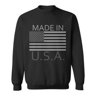 Made In Usa Gray Style Sweatshirt - Monsterry