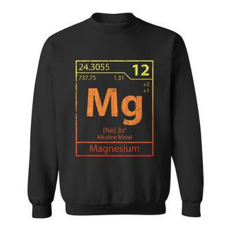 Magnesium Periodic Table Of Elements Funny Chemistry Vintage Graphic Design Printed Casual Daily Basic Sweatshirt - Thegiftio UK