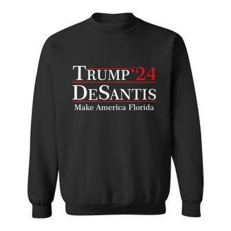 Make America Florida Trump Desantis 2024 Tshirt Sweatshirt - Monsterry AU