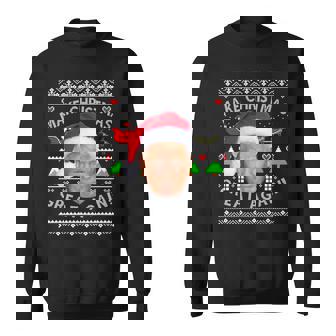 Make Christmas Great Again Donald Trump Ugly Christmas Sweater Sweatshirt - Thegiftio