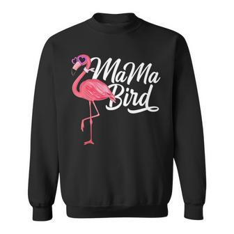Mama Bird Flamingo Mothers Day Gift Graphic Design Printed Casual Daily Basic Sweatshirt - Thegiftio UK